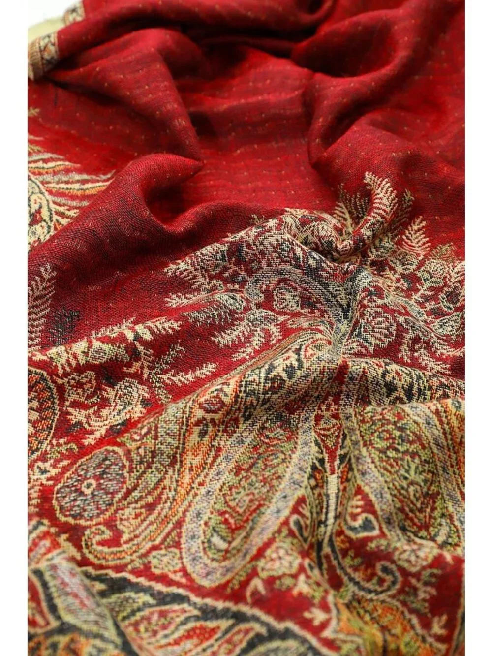 Elegant Big Paisley Pashmina Shawl Wrap - Versatile Scarf for Weddings & Daily